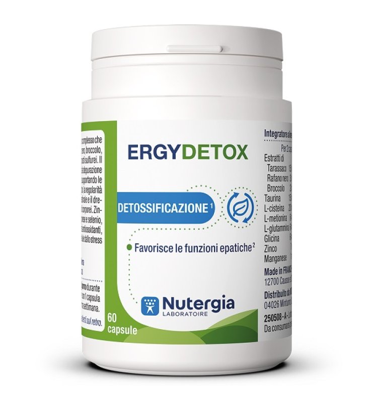 ERGYDETOX 60CPS NUTERGIA ERGYDETOX 60CPS NUTERGIA