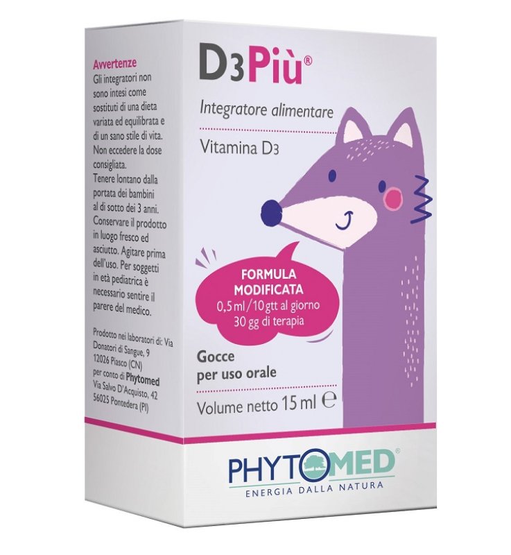 D3PIU GOCCE 15ML D3PIU GOCCE 15ML