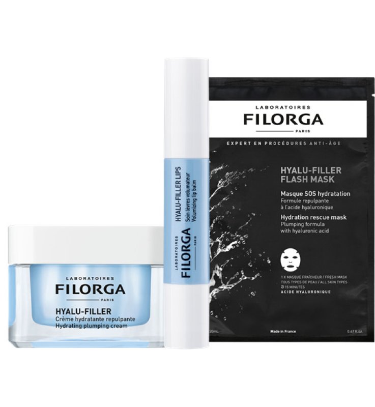 FILORGA XMAS 2026 COFFRET HYDRATION & VOLUME HYALU FILLER LIPS + HYALU FILLER CREAM + HYALU FILLER FLASH MASK