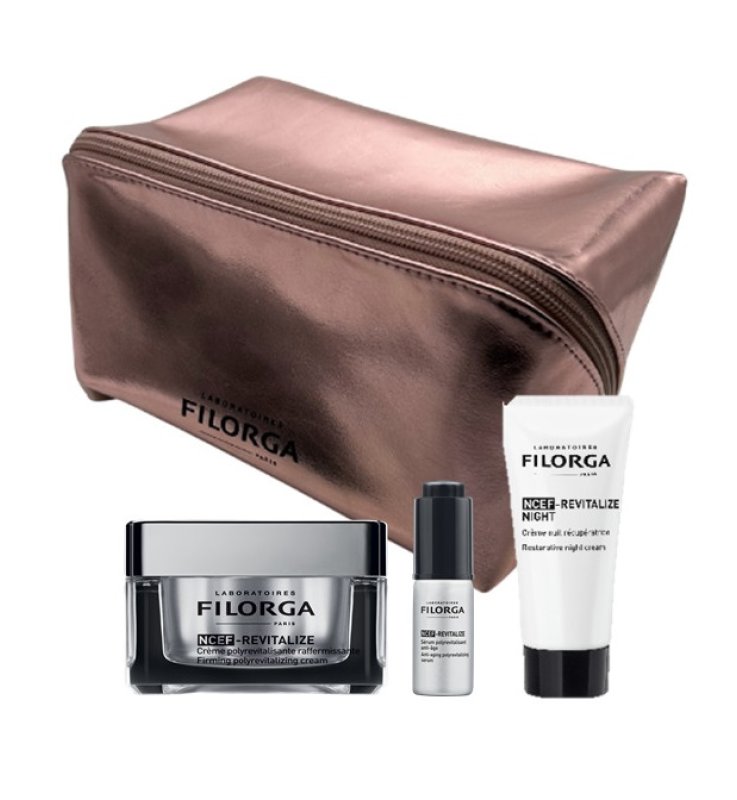FILORGA XMAS 2026 COFFRET REVITALIZATION NCEF REVITALIZE SERUM + NCEF REVITALIZE CREAM + NCEF REVITALIZE MASK + TROUSSE