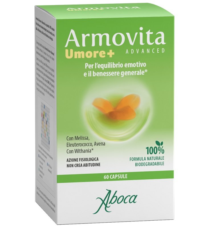 ARMOVITA UMORE+ 60 CAPSULE 466 MG SENZA GLUTINE SENZA LATTOSIO