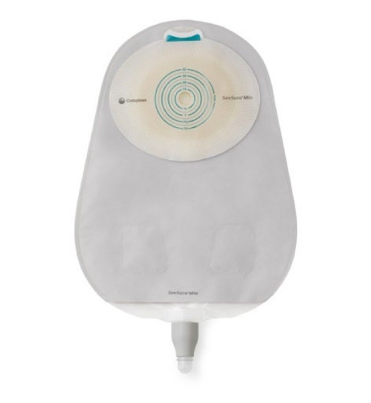 SACCA UROSTOMIA SENSURA MIO SISTEMA A UN PEZZO CON APERTURAISPEZIONABILE MAXI TRASPARENTE 10-45 30 PEZZI