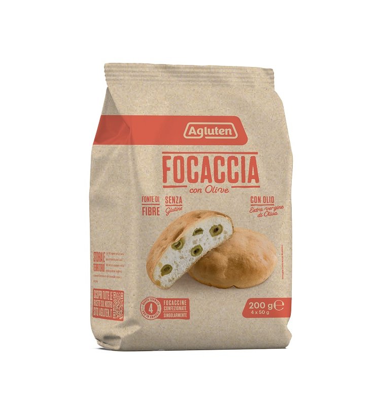 AGLUTEN FOCACCIA OLIVE 200GR S/G