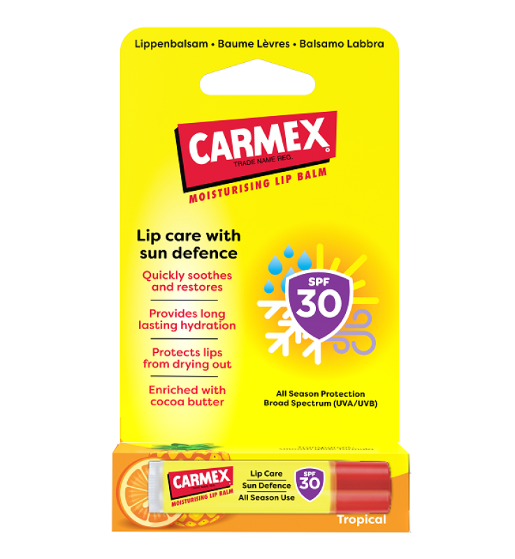 CARMEX SUN DEFENCE TROPICAL SPF30 4,25 G STICK CARMEX SUN DEFENCE TROPICAL SPF30 4,25 G STICK