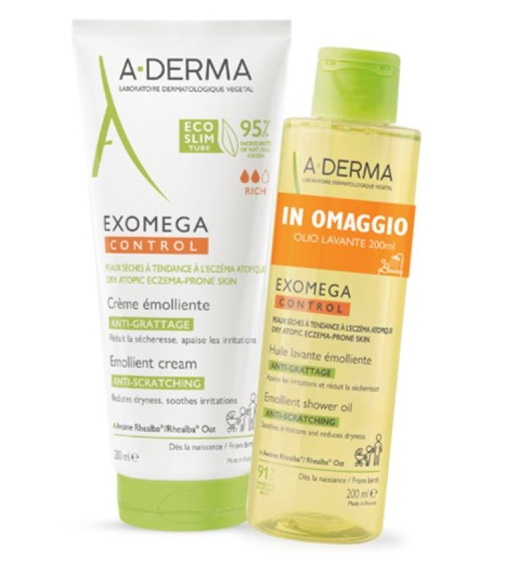 EXOMEGA CONTROL CREMA EMOLLLIENTE 200 ML + OLIO LAVANTE 200ML EXOMEGA CONTROL CREMA EMOLLLIENTE 200 ML + OLIO LAVANTE 200ML