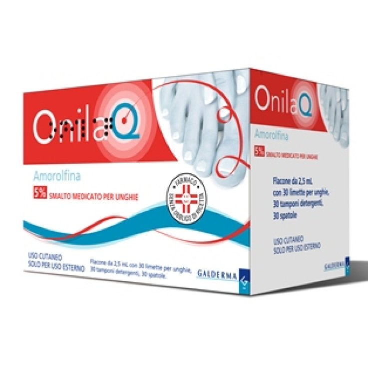 ONILAQ*smalto unghie 1 flacone 2,5 ml 5% ONILAQ*smalto unghie 1 flacone 2,5 ml 5%