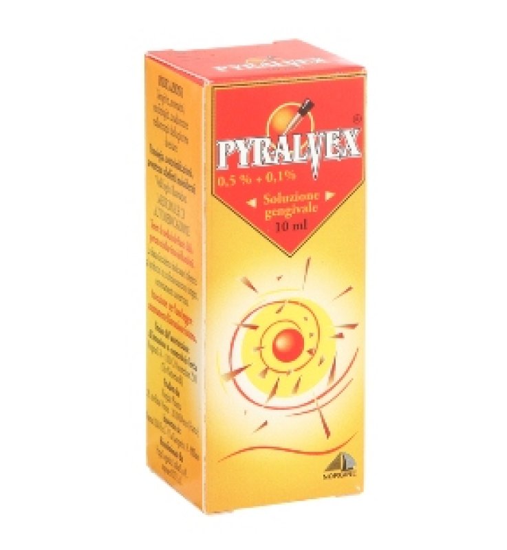 PYRALVEX*soluz gengivale 10 ml 0,5% + 0,1%
