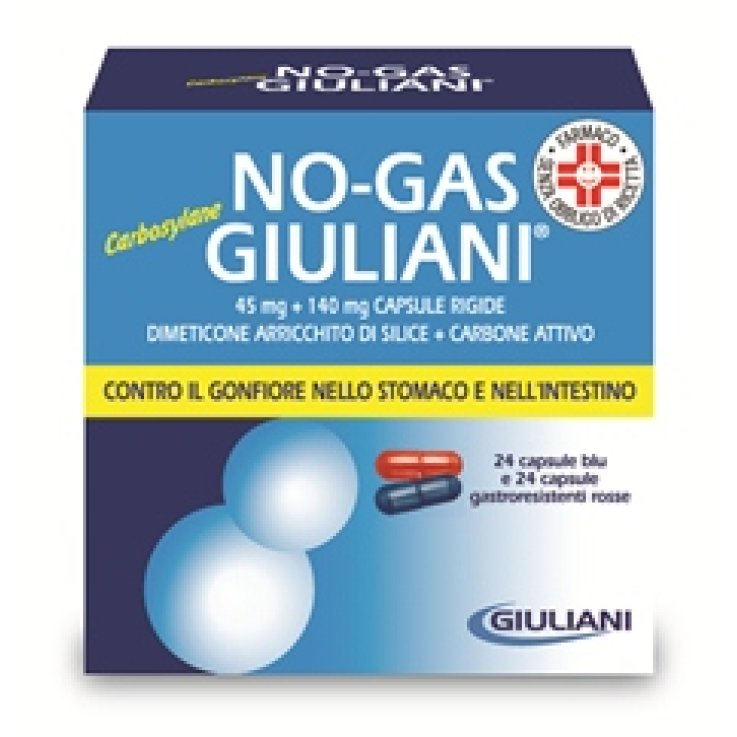 NOGAS GIULIANI CARBOSYLANE*48 cps 140 mg + 45 mg NOGAS GIULIANI CARBOSYLANE*48 cps 140 mg + 45 mg