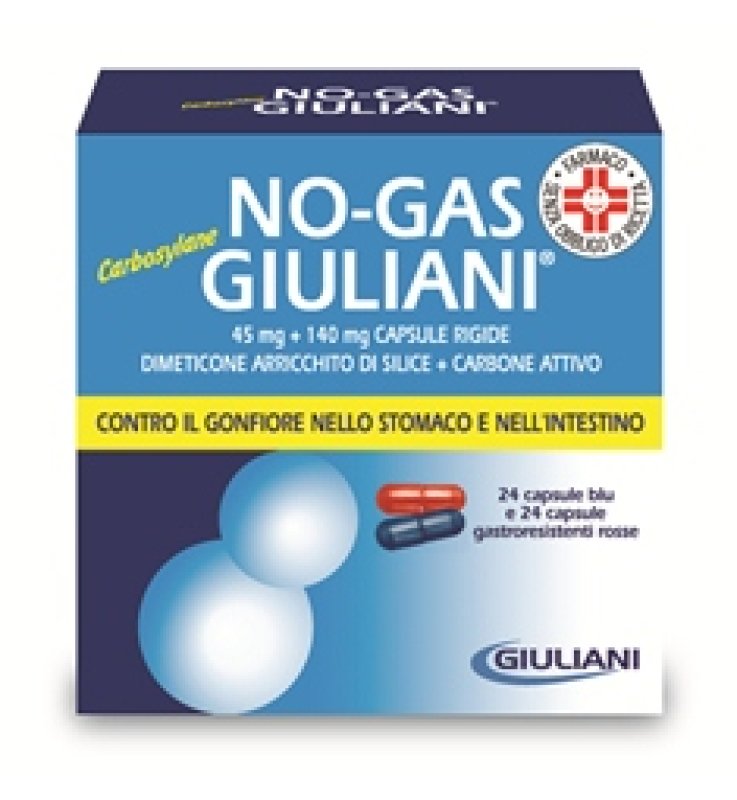 NOGAS GIULIANI CARBOSYLANE*48 cps 140 mg + 45 mg