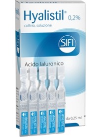 HYALISTIL*20 monod collirio 0,25 ml 0,2 % - SCADENZA 31/10/2023