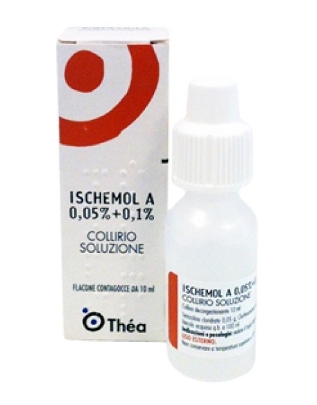 ISCHEMOL A*collirio 10 ml 0,1% + 0,05%
