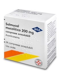 SOLMUCOL MUCOLITICO*24 cpr orosolub 200 mg