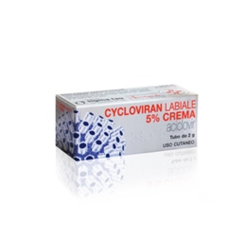 CYCLOVIRAN LABIALE*crema derm 2 g 5%