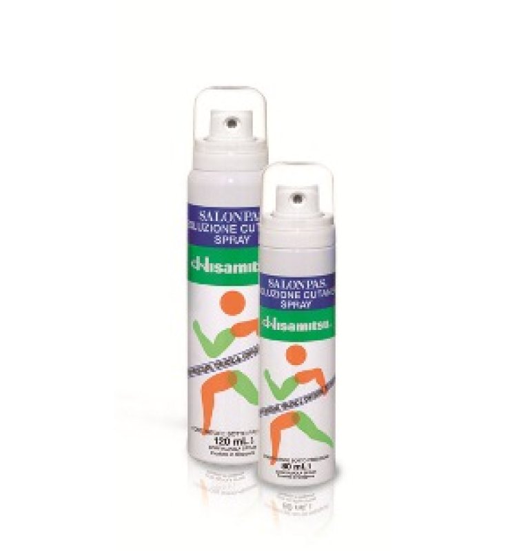 SALONPAS*spray soluz cutanea 120 ml 2,1 g + 3,84 g + 3,6 g