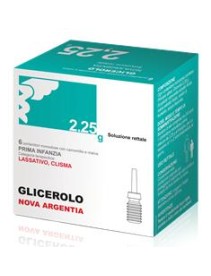 GLICEROLO (NOVA ARGENTIA)*PRIMA INFANZIA 6 contenitori monodose 2,25 g soluz rett con camomilla e malva