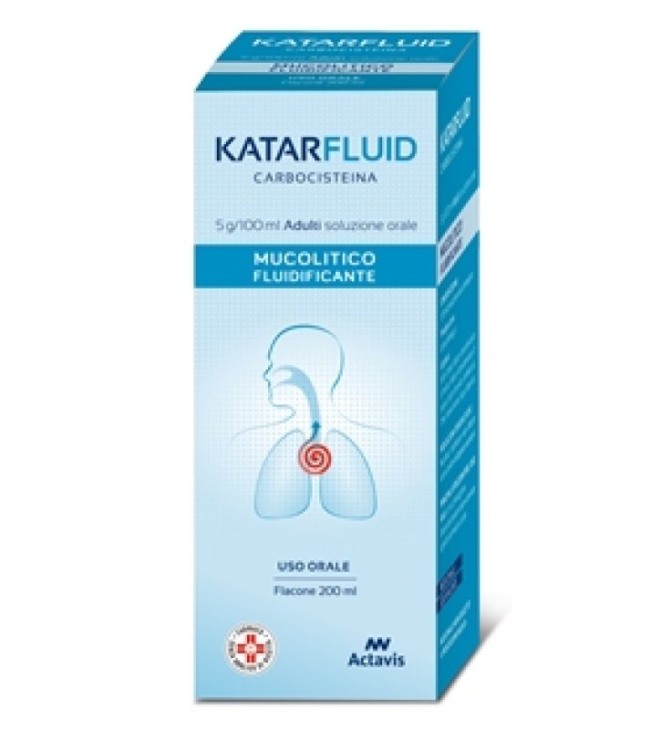 KATARFLUID*AD orale soluz 200 ml 5 g/100 ml