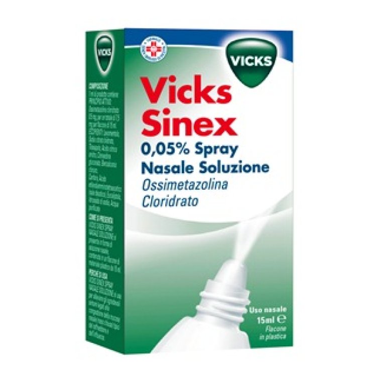 VICKS SINEX*spray nasale 15 ml 0,05% VICKS SINEX*spray nasale 15 ml 0,05%