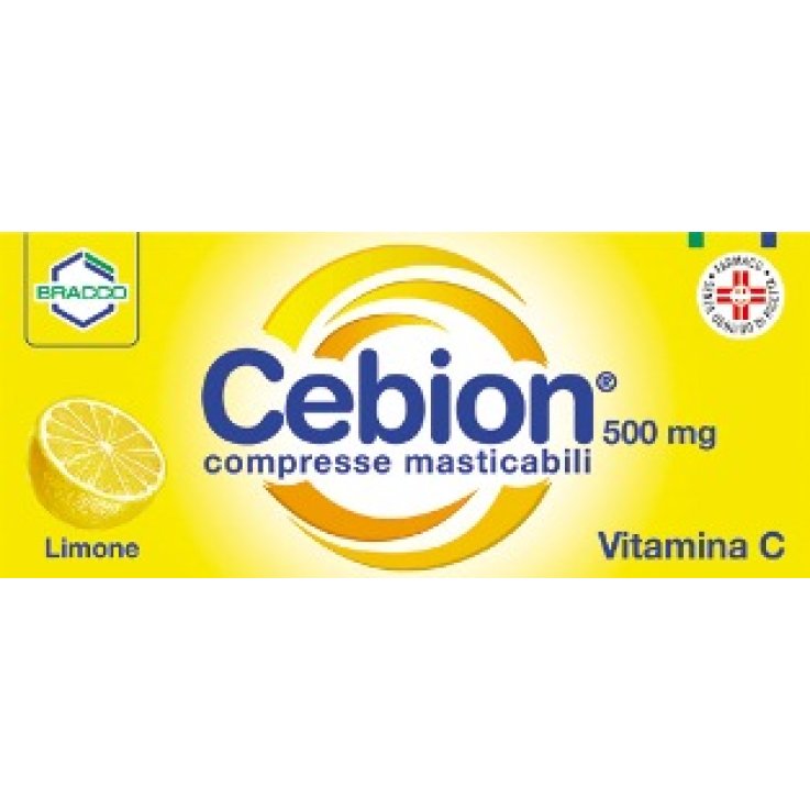 CEBION 500*20 cpr mast 500 mg limone CEBION 500*20 cpr mast 500 mg limone