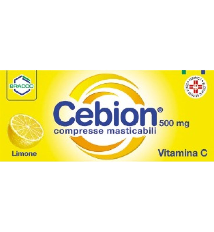 CEBION 500*20 cpr mast 500 mg limone