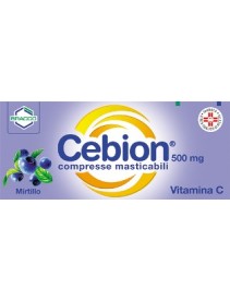 CEBION 500*20 cpr mast 500 mg mirtillo