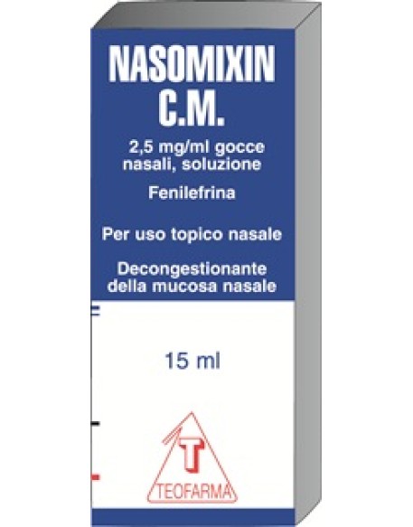 NASOMIXIN CM*gtt nasali 15 ml 2,5 mg/ml