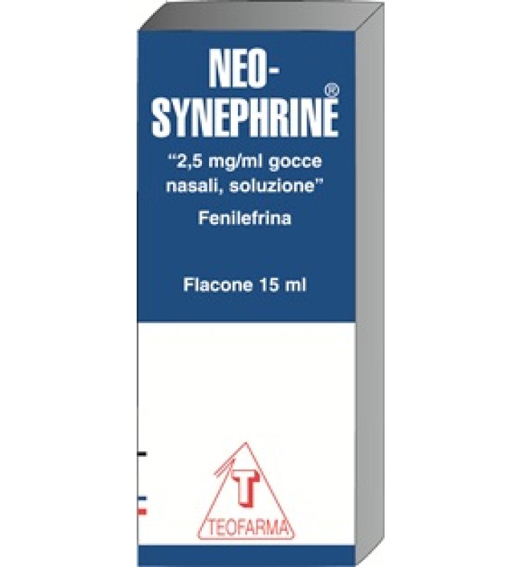 NEOSYNEPHRINE*gtt nasali 2,5 mg/ml 15 ml