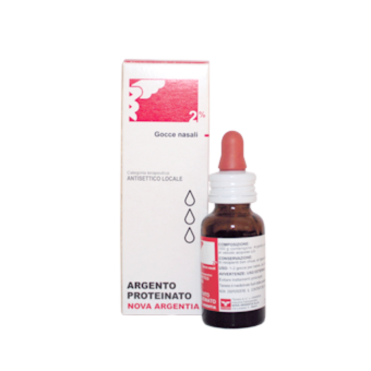 ARGENTO PROTEINATO (NOVA ARGENTIA)*AD gtt orl 10 ml 2% ARGENTO PROTEINATO (NOVA ARGENTIA)*AD gtt orl 10 ml 2%