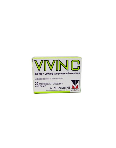 VIVIN C*20 cpr eff 330 mg + 200 mg