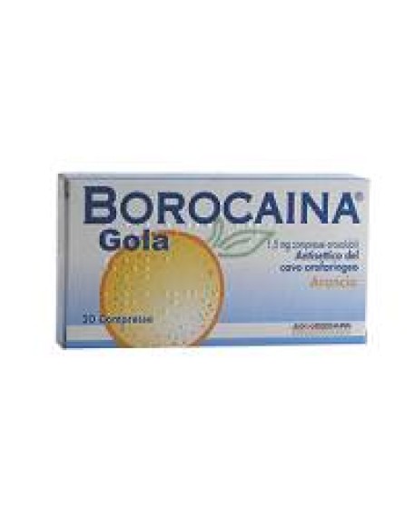 BOROCAINA GOLA*20 pastiglie 1,5 mg arancia