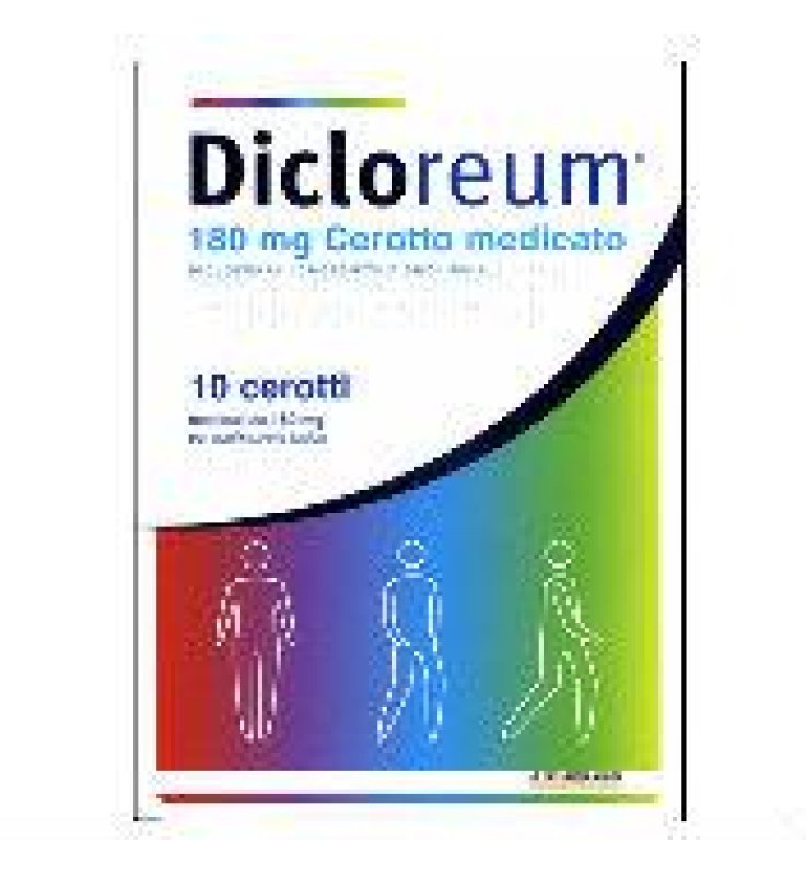 DICLOREUM ANTINFIAMMATORIO LOCALE*10 cerotti 180 mg