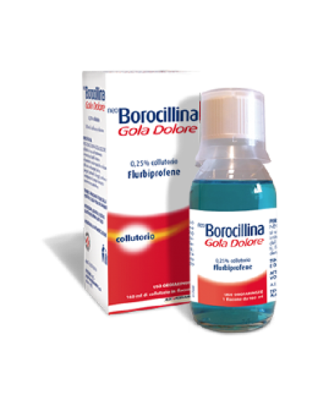 NEOBOROCILLINA GOLA DOLORE*collutorio 400 mg 160 ml 0,25%