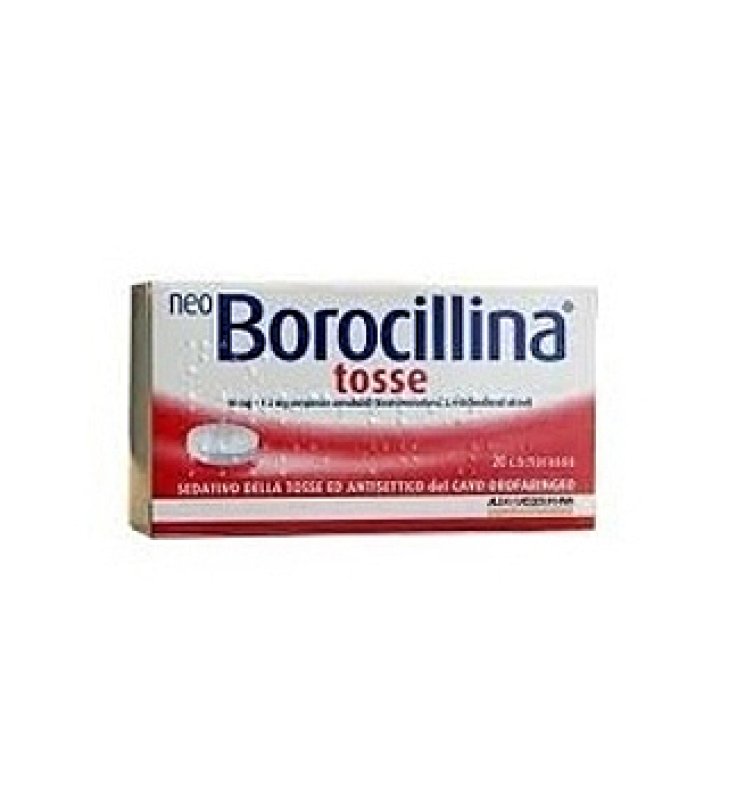 NEOBOROCILLINA TOSSE*20 pastiglie 10 mg + 1,2 mg NEOBOROCILLINA TOSSE*20 pastiglie 10 mg + 1,2 mg