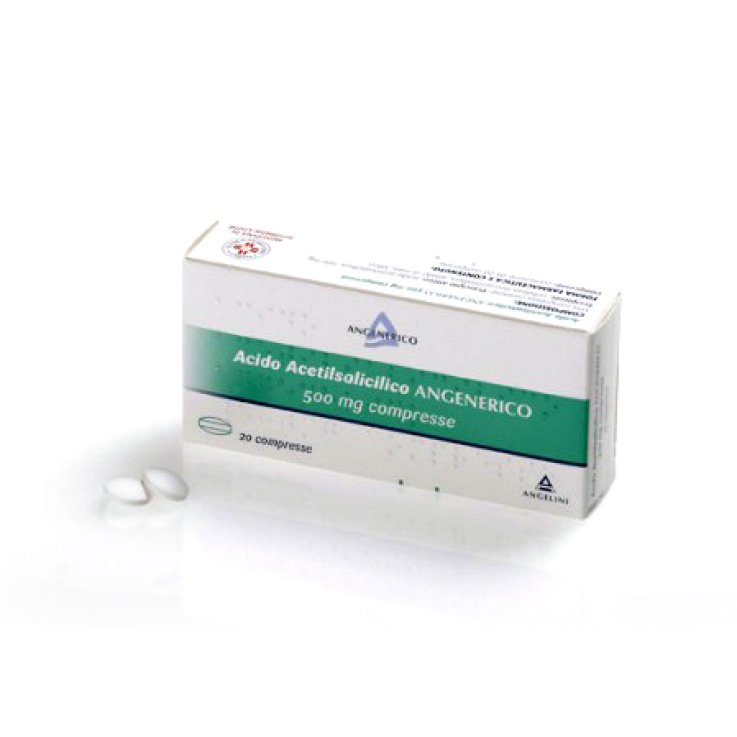 ACIDO ACETILSALICILICO (ANGENERICO)*20 cpr 500 mg ACIDO ACETILSALICILICO (ANGENERICO)*20 cpr 500 mg