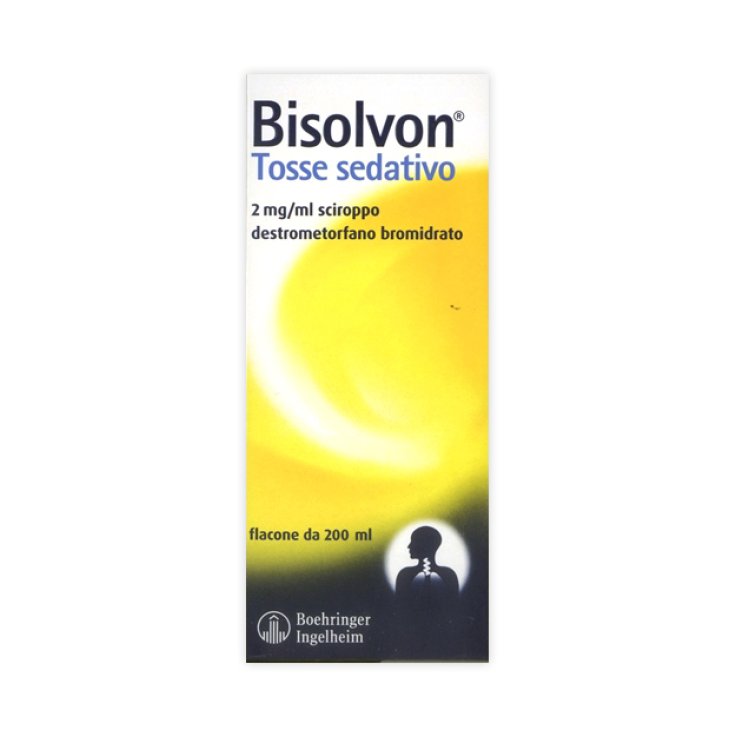 BISOLVON TOSSE SEDATIVO*1 flacone 200 ml 2 mg/ml sciroppo BISOLVON TOSSE SEDATIVO*1 flacone 200 ml 2 mg/ml sciroppo