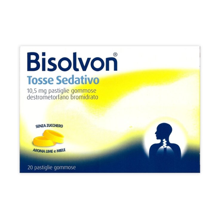 BISOLVON TOSSE SEDATIVO*20 pastiglie gommose 10,5 mg BISOLVON TOSSE SEDATIVO*20 pastiglie gommose 10,5 mg