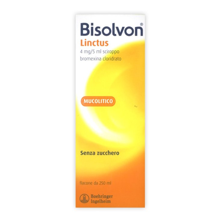 BISOLVON*linctus scir 250 ml 4 mg/5 ml aroma cioccolato ciliegia BISOLVON*linctus scir 250 ml 4 mg/5 ml aroma cioccolato ciliegia