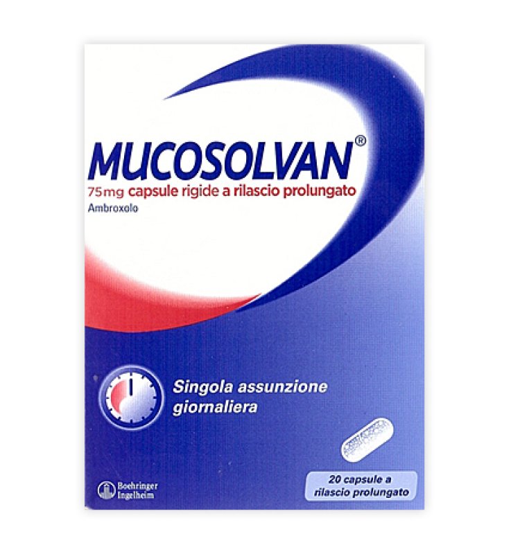 MUCOSOLVAN*20 cps 75 mg rilascio prolungato