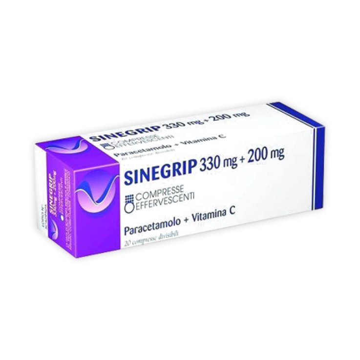 SINEGRIP*20 cpr eff 330 mg + 200 mg SINEGRIP*20 cpr eff 330 mg + 200 mg