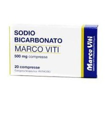 SODIO BICARBONATO (MARCO VITI)*20 cpr 500 mg