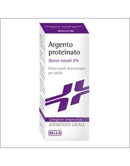 ARGENTO PROTEINATO (SELLA)*AD gtt orl 10 ml 2%