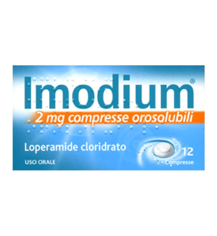 IMODIUM*12 cpr orosolubili 2 mg