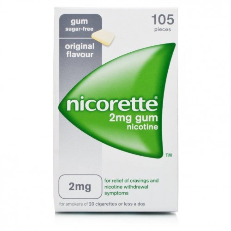NICORETTE*105 gomme mast 2 mg NICORETTE*105 gomme mast 2 mg