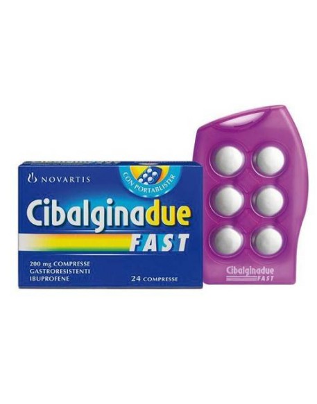 CIBALGINA DUE FAST*24 cpr gastrores 200 mg