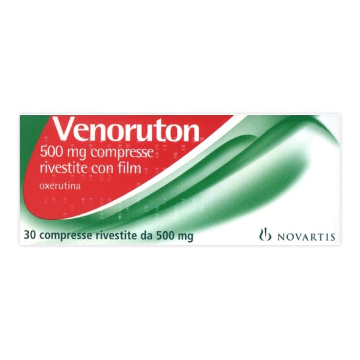 VENORUTON*30 cpr riv 500 mg VENORUTON*30 cpr riv 500 mg