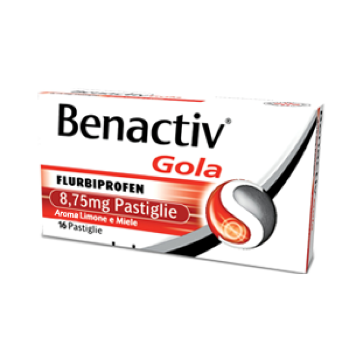 BENACTIV GOLA*16 pastiglie 8,75 mg limone miele BENACTIV GOLA*16 pastiglie 8,75 mg limone miele