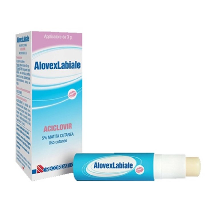 ALOVEXLABIALE*matita cutanea 3 g 5% ALOVEXLABIALE*matita cutanea 3 g 5%