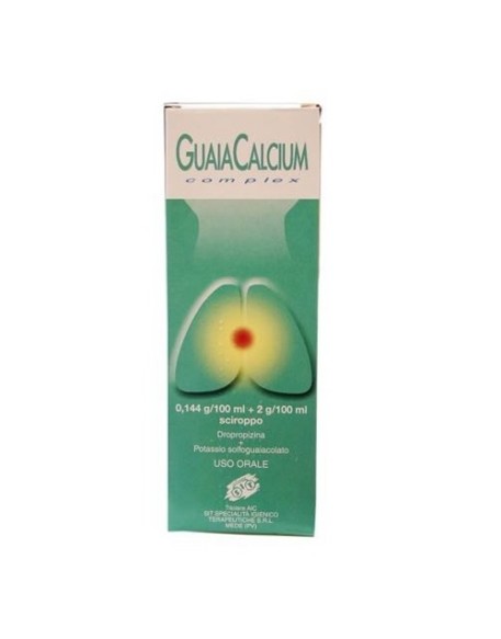 GUAIACALCIUM COMPLEX*scir 200 ml 0,144 g/100 ml + 2 g/100 ml