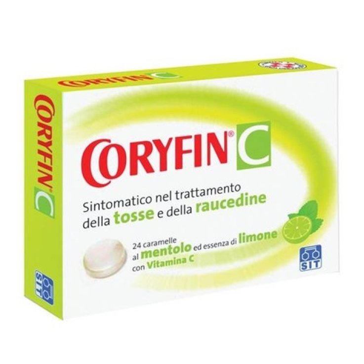 CORYFIN*24 pastiglie limone 2,8 mg + 16,8 mg CORYFIN*24 pastiglie limone 2,8 mg + 16,8 mg