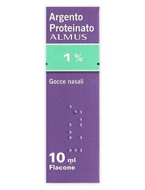 ARGENTO PROTEINATO (ALMUS)*AD gtt orl 10 ml 1%