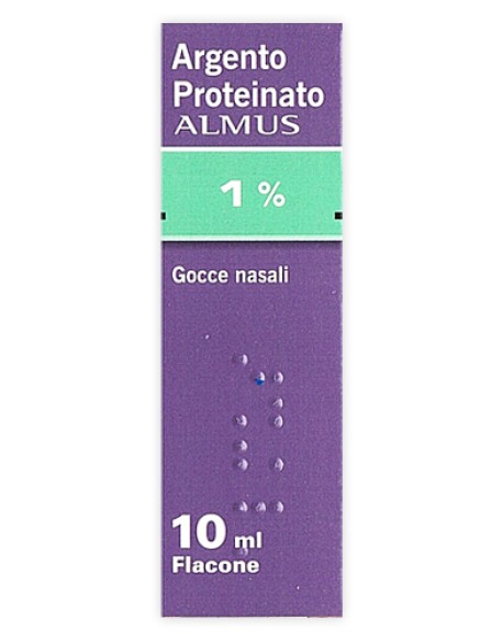 ARGENTO PROTEINATO (ALMUS)*AD gtt orl 10 ml 1%